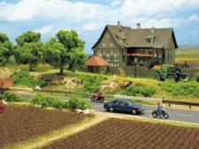 Busch 8122 Leitplanken Set N Leitplanke Leitpfosten Neu