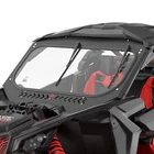X3 Glass Windshield W/Sliding Vents+Manual Wipers for 2017-26 Can Am Maverick X3