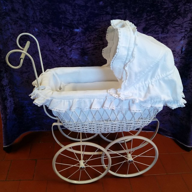 vintage style dolls pram