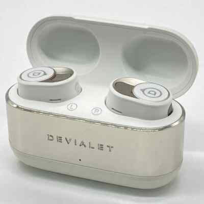 Devialet Gemini II Bluetooth Wireless Earphones Iconic White Used Tested