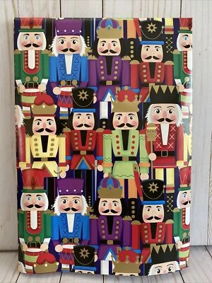 Nutcracker Wrapping Paper Gift Wrap 48 In (4 Feet) x 30 In New Christmas Ballet