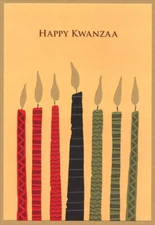 Kwanzaa Candles Designer Greetings Kwanzaa Card