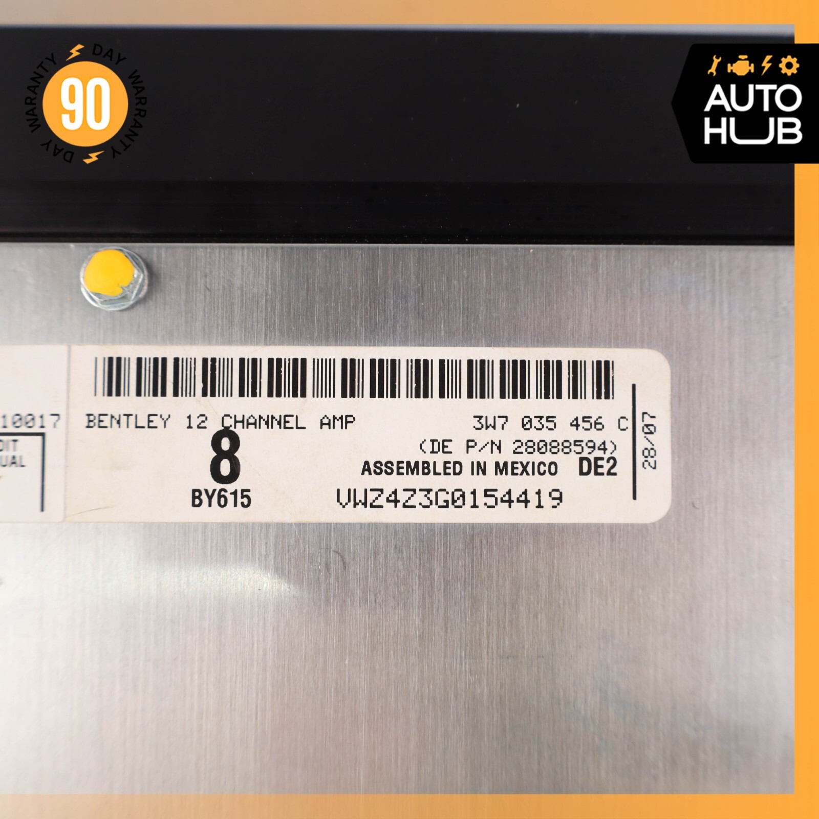 Bentley Continental GT 2007-2011 Amplifier P/N 3W7035456C