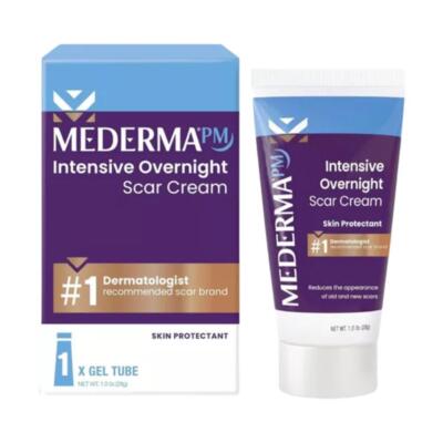 Mederma Intensive- Overnight Scar Removal Cream Skin Growth At Night 1.0oz. Z,
