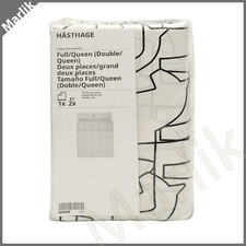 Ikea Hasthage Dala Horse, copripiumino matrimoniale completo queen + 2 federe, NUOVO