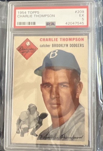 1954 Charlie Thompson #209