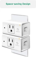 Etekcity ESW15 WiFi Energy Monitoring Smart Plug Works with Alexa and Google 2PK