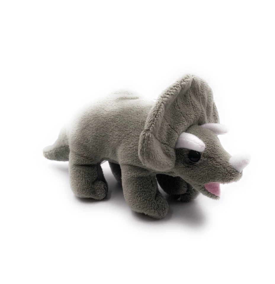 Plüschtier Stofftier Kuscheltier Dinosaurier Urzeittier Dino Triceratops L 19 cm - Bild 2 von 3