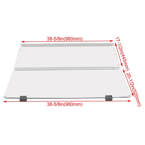 Front Clear Windshield Folding For 2007-2016 Yamaha G29 Drive Golf Electric Cart - Picture 3 of 19