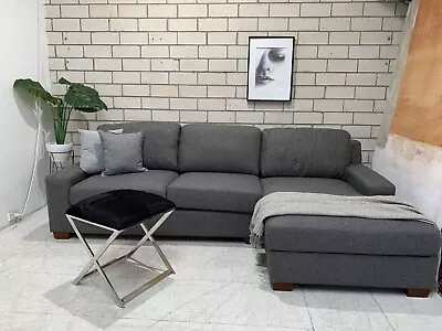 3 Seater Fabric Chaise Sofa Lounge Clearance Warehouse 3 Seater Fabric Chaise Sofa Lounge Clearance Warehouse