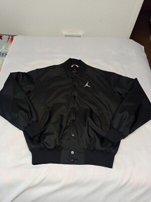 Air Jordan sport Statement Men's Snap Up Jacket Med/ Blk DJ0877 Sample