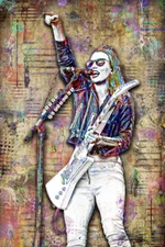 Lzzy Hale 24x36in Poster, Halestorm Tribute Print  Free Shipping