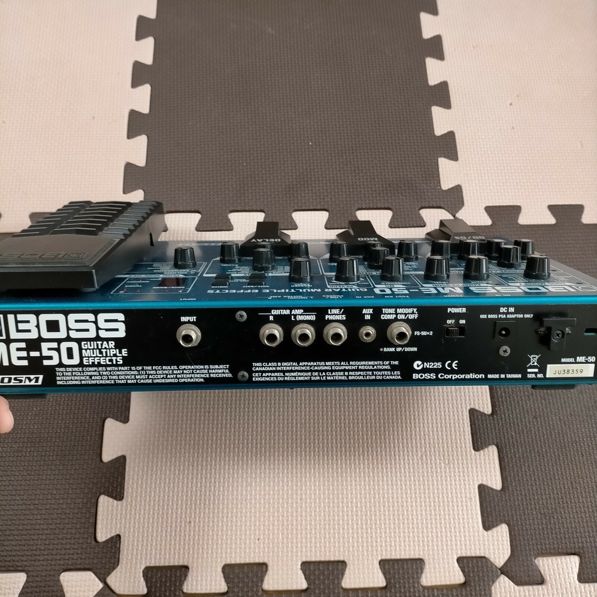 USED BOSS ME-50 ELECTRIC GUITAR FLOOR BASE MULTIPLE EFFECT