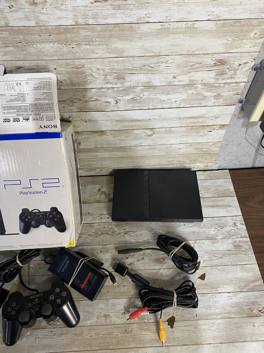 Sony PlayStation 2 PS2 SLIM Game System Gaming Console Bundle, Ships Fast!  711719703709