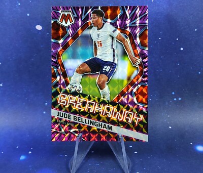 Jude Bellingham /50 England 2021-22 Panini Mosaic FIFA World Cup Purple