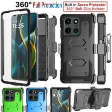For Motorola Moto G 5G 2025 2024 2023 Case Clip Holster Cover Screen Protector