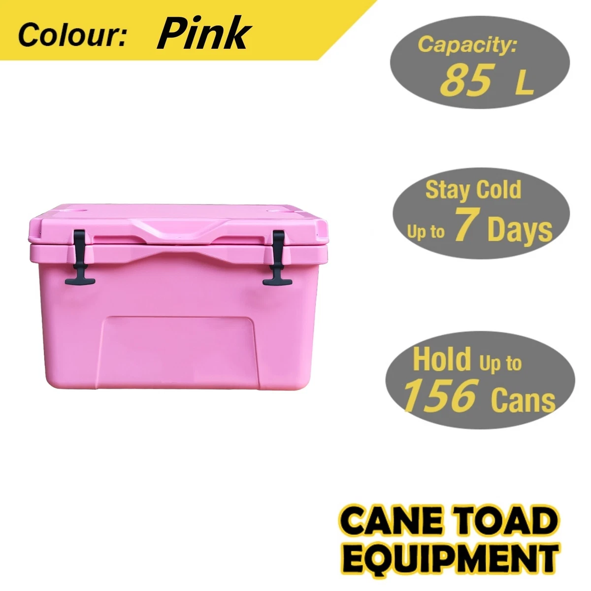 85L Hard Cooler Ice Box Chilly Bin Esky Style Camping Picnic Fishing 2in1 Therma