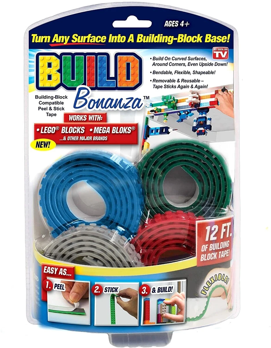 Build Bonanza Adhesive Bendable Work Building BLOCK Compatible