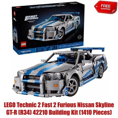 LEGO Technic 2 Fast 2 Furious Nissan Skyline GT-R (R34) 42210 Building Kit (1410