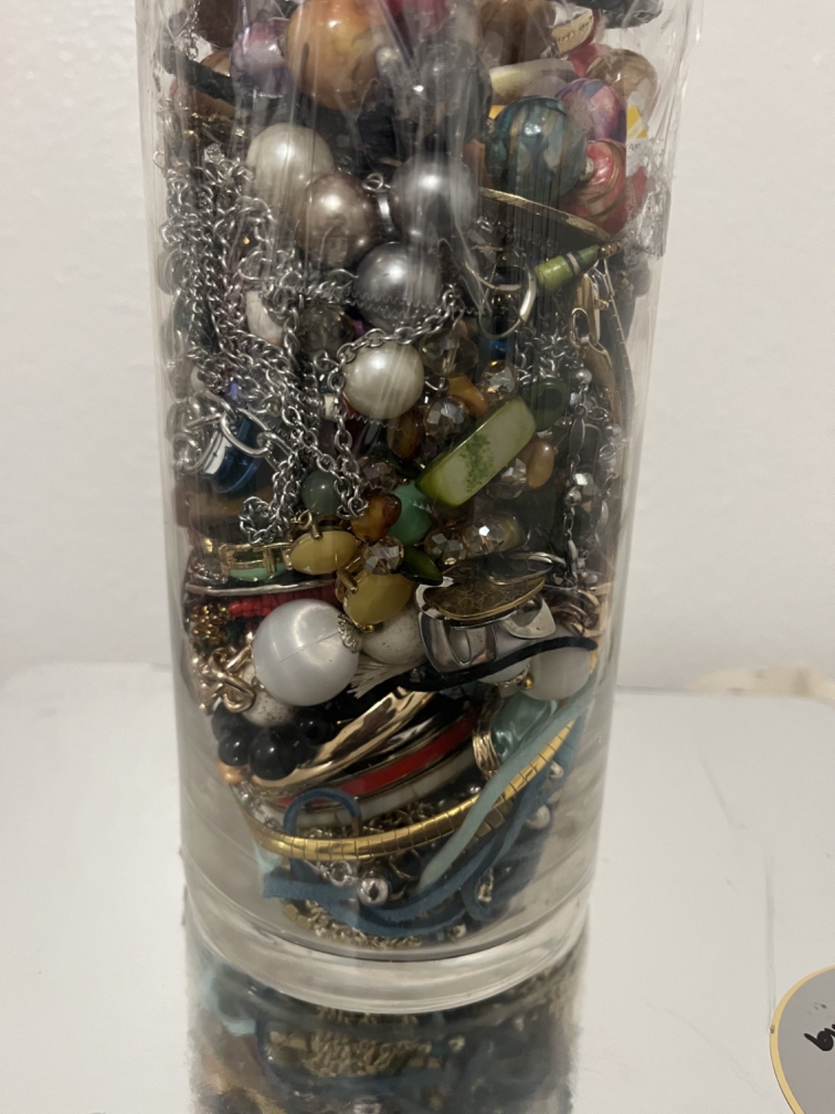 Eclectic Mystery Jewelry Jar Vintage to Modern Romantic Elegant