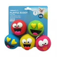 Latex Dog Toy Emoticon Design