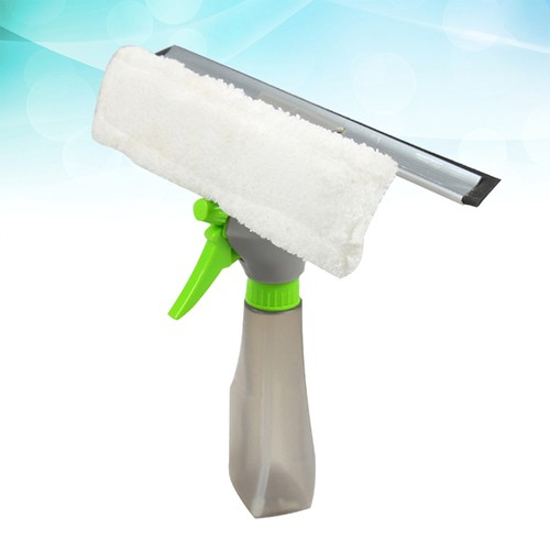 3 in Window Cleaning Equipment Spray Scrubber 1 Wiper Squeegee Kit