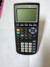 TI-83 Plus Graphing Calculator, black, no cover