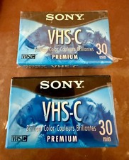 Sony Premium VHS-C Tapes Lot of 2