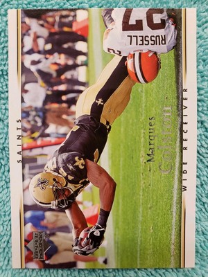 2007 UPPER DECK MARQUES COLSTON #118 NEW ORLEANS SAINTS 