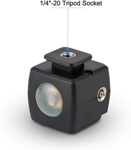 Optical Flash Slave Trigger JJC Hot Shoe Sync Adapter with PC Black - Picture 5 of 8