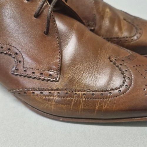 Jeffery West Black Line Brown Shoes - Size 8 UK - Picture 4 of 16