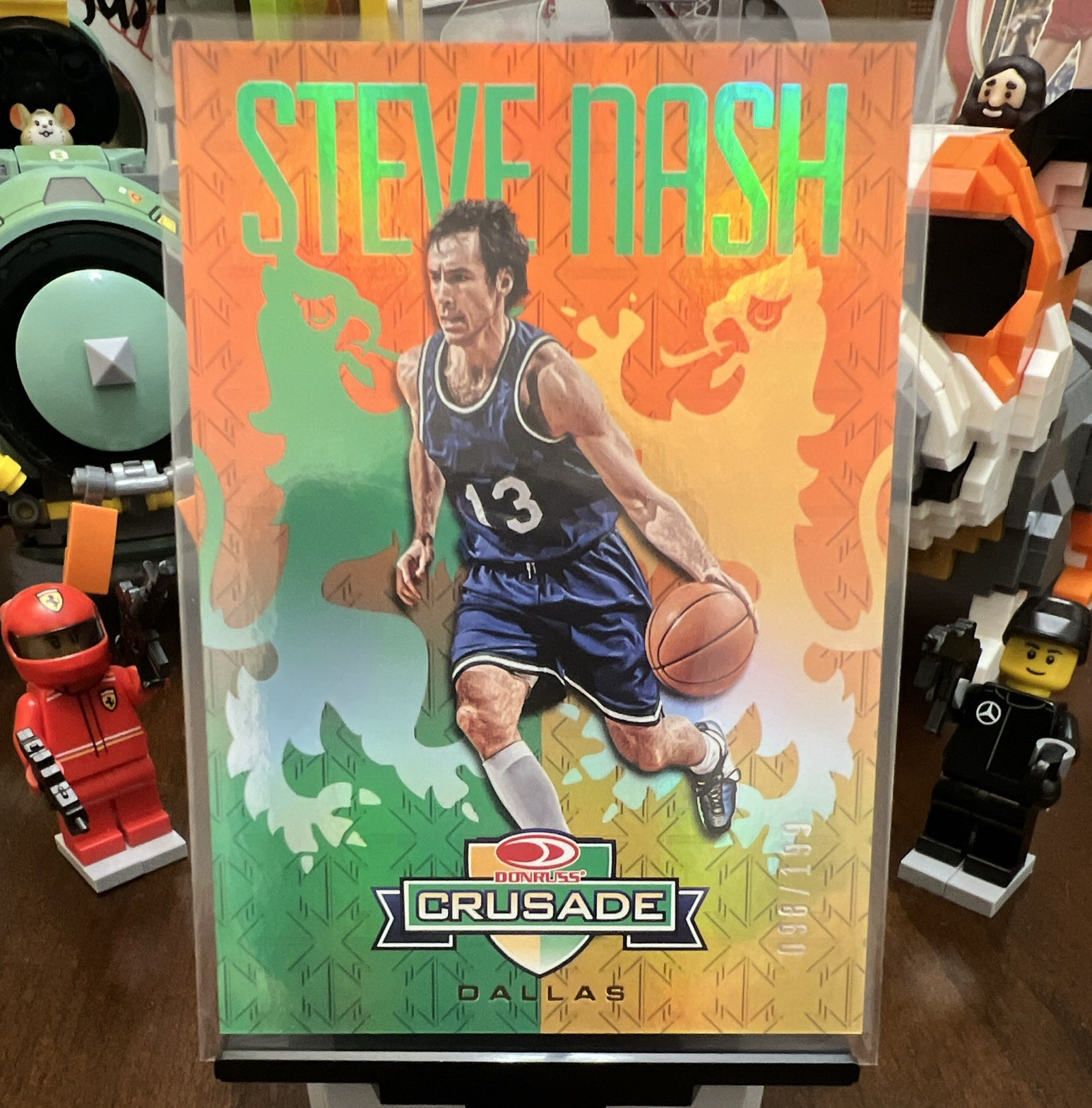 2026 Panini '90s Pop Culture-Steve Nash #C-SN - Dallas-Crusade "Orange" 098/199