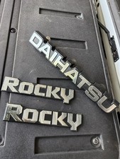 Daihatsu Rocky Front Fender Emblems Left Right And Grill Emblem Total 3pcs