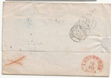 Frankreich nr 13 I + 15 auf Brief nach Amsterdam 1860