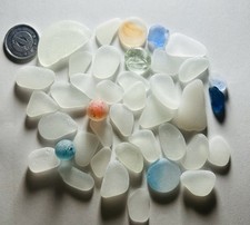 rare sea glass from japan Surf-Tumbled Beach Glass marble ohajiki
