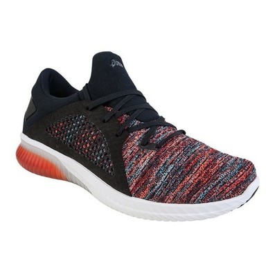 Schuhe Universal Herren Asics Gelkenun Knit T832N3090 Weiß-Rot