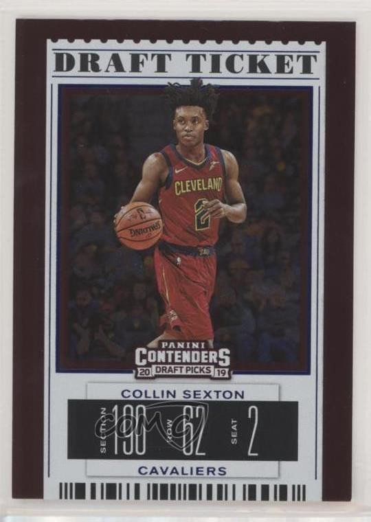 2019 Contenders Draft Picks Ticket Blue Foil Collin Sexton (Red Jersey) #9 8an