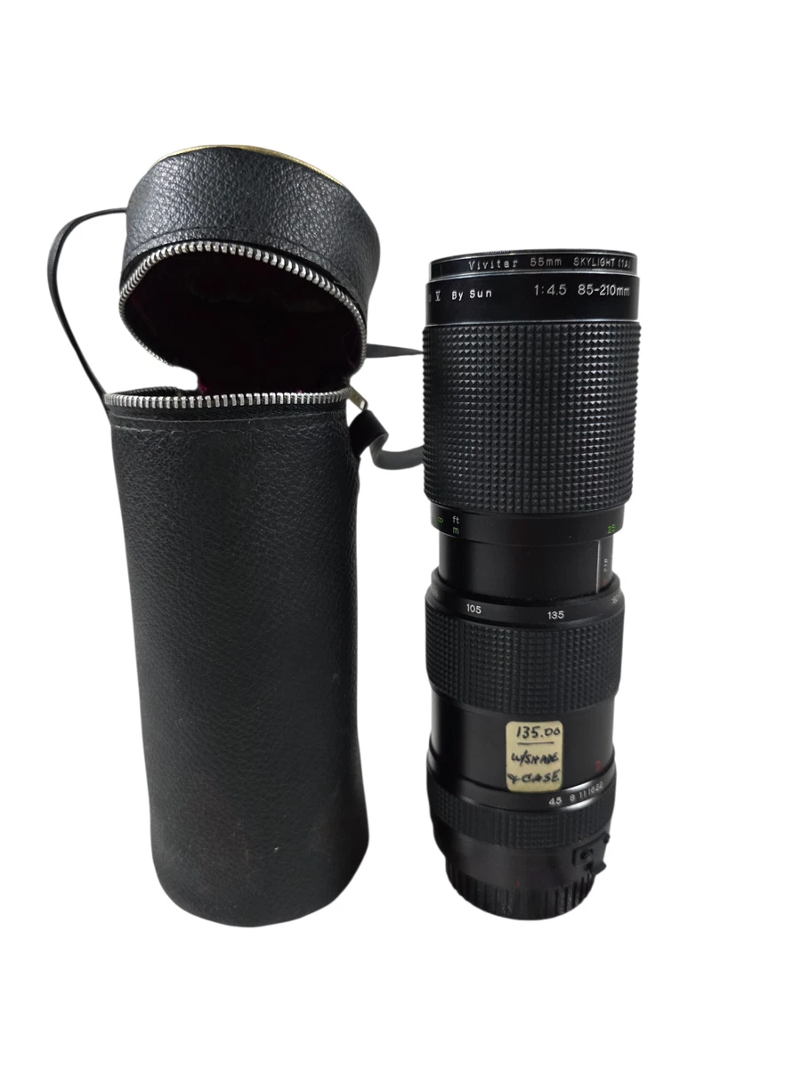 【オールドレンズ】Sun System 85-210mm ミノルタMDマウント 85-210mm Focal Camera Lenses for sale | eBay