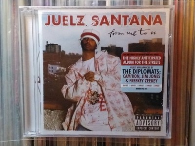 JUELZ SANTANA From Me to U CD USA EDITION HYPE STICKER PA SEALED HIP HOP RAP