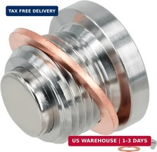1PC Stainless Steel Magnetic Sump Engine Oil Drain Plug Fit Porsche 911 986