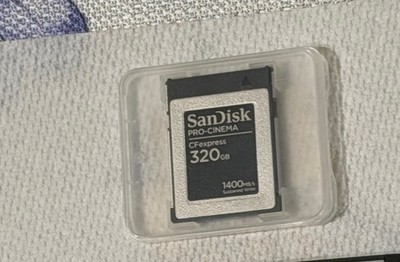 SanDisk PRO-CINEMA 320GB CFexpress Type B 1400MB/s 8K Video