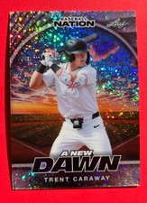 2025 Leaf Baseball Nation - A New Dawn 🔥 TRENT CARAWAY Silver Holo RC 6/15 🔥