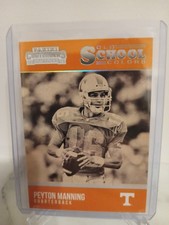 Peyton Manning 2016 Panini Contenders Draft Picks - Old School Colors Card #19