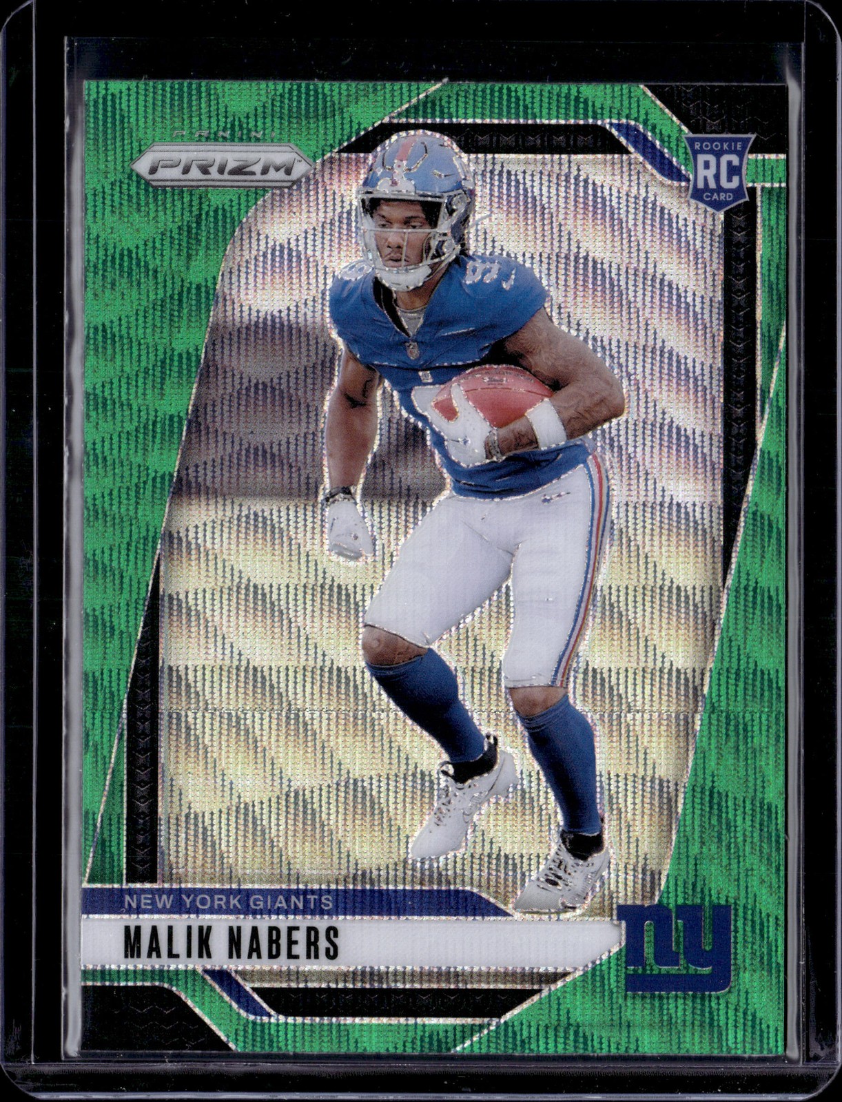 2024 Panini Prizm #370 Malik Nabers Green Wave