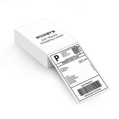 4''x6'' Direct Thermal Shipping Labels, Commercial Grade Permanent Adhesive Fan...
