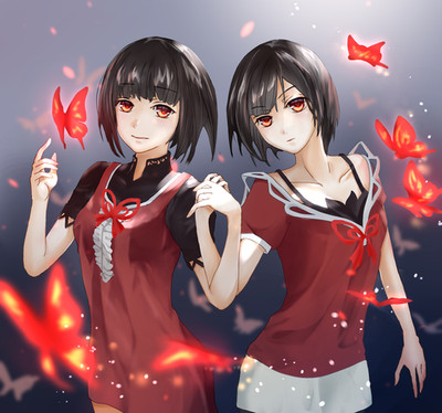 Anime project zero ii crimson butterfly fatal frame Custom Gaming Mat Desk