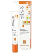 Andalou Naturals Luminous Eye Serum 0.6 oz 18mL BNIB