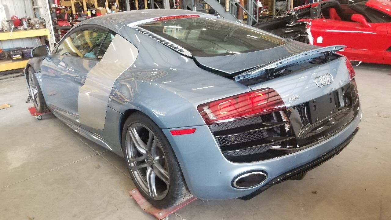 11 AUDI R8 COUPE INTERIOR QUARTER PANEL UPPER TRIM C PILLAR LEFT DRIVER BLACK