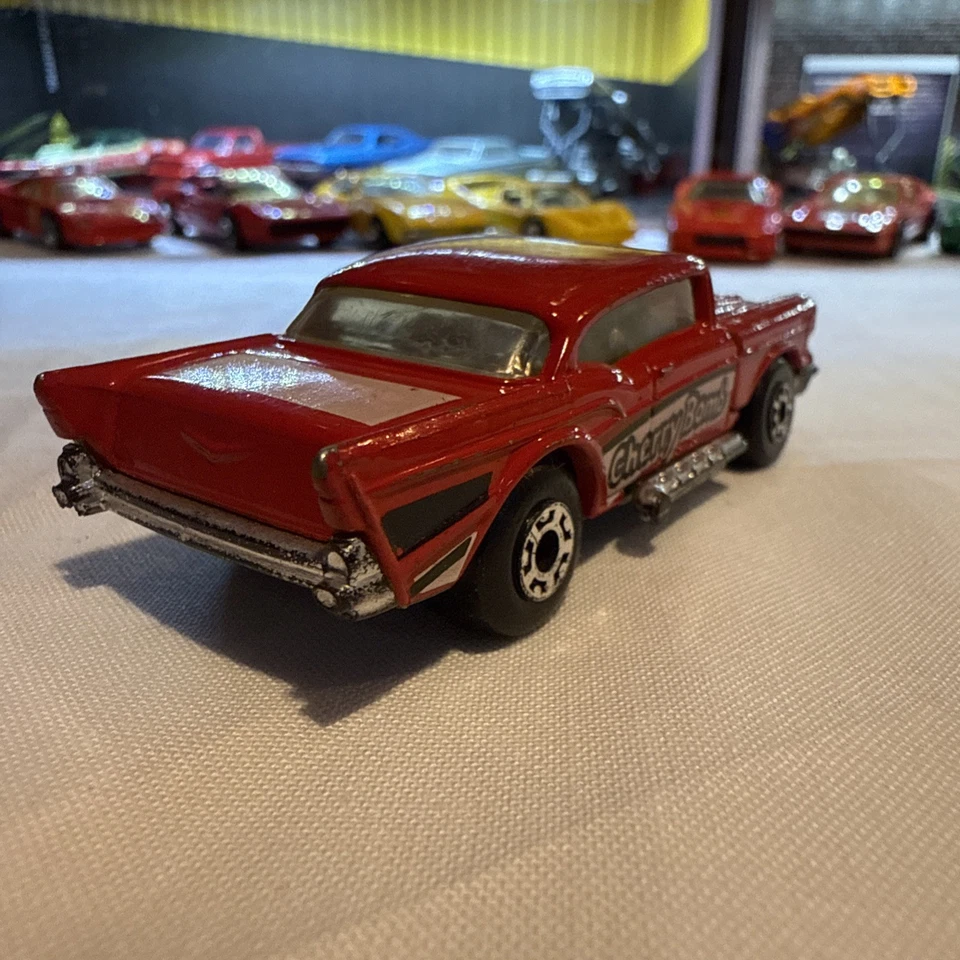Vintage 1979 Matchbox Superfast 57 Chevy Red Cherry Bomb - Image 4 of 4