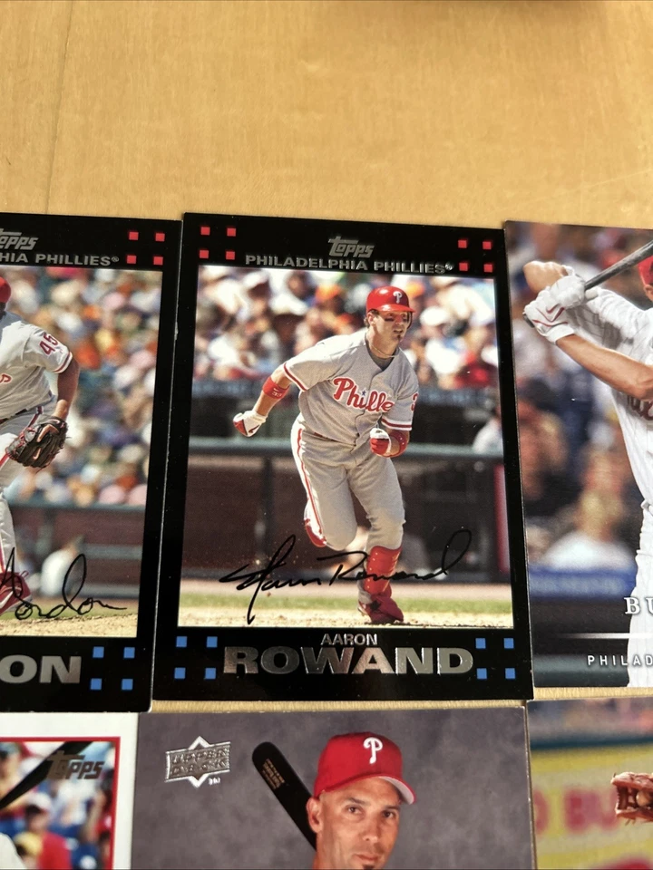 Colección de tarjetas de béisbol de los Filis de Filadelfia (10 tarjetas) Foto 4 de 4